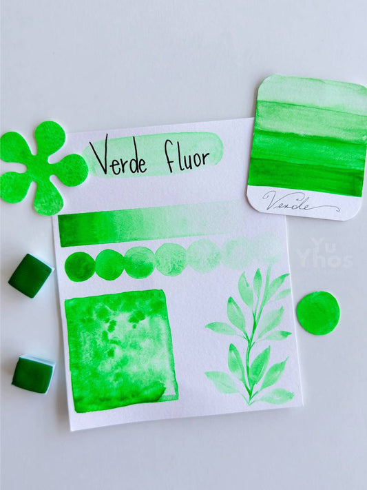 Verde Flúor – Acuarela Profesional