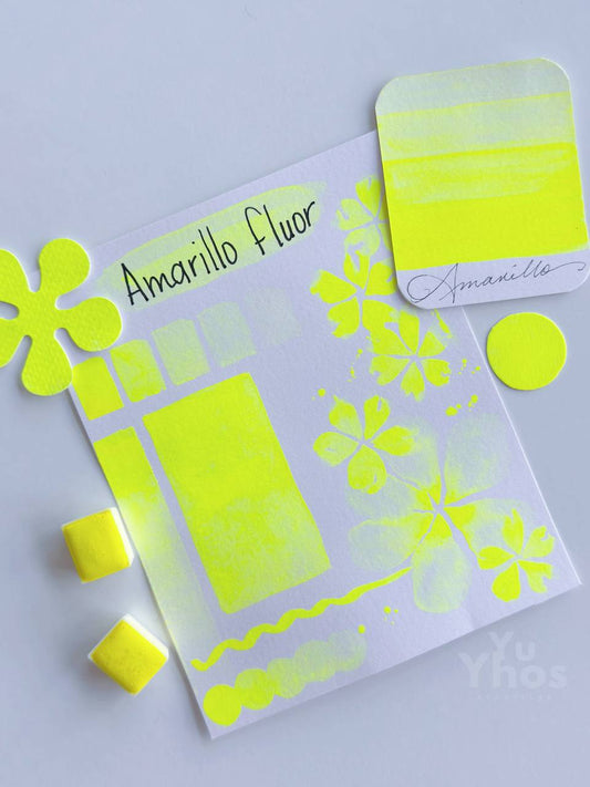 Amarillo Flúor – Acuarela Profesional